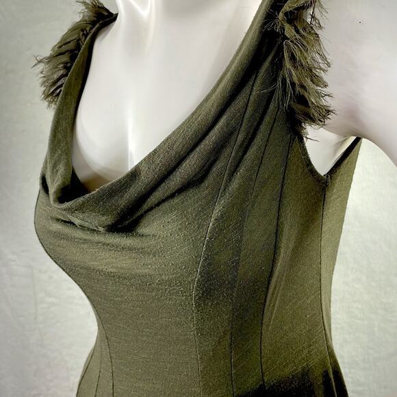 Anthropologie All-Seasons Top- The First Flight Tank By Deletta. XS Loden Green - Picture 2 of 12